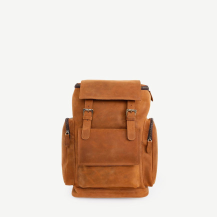 YARGICI Çok Bölmeli Deri Sırt Çantası YARGICI Çok Bölmeli Deri Sırt Çantası