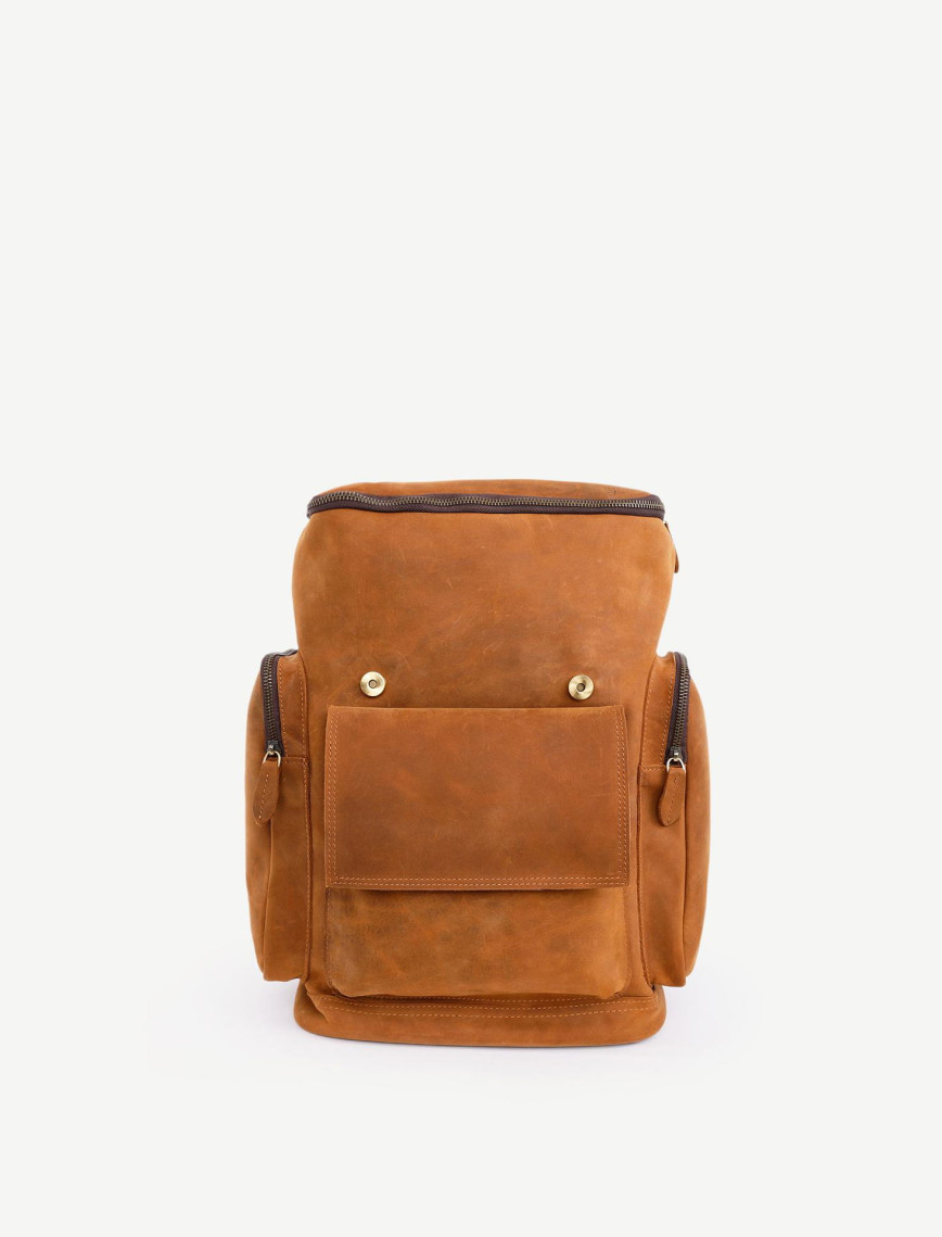 YARGICI Çok Bölmeli Deri Sırt Çantası YARGICI Çok Bölmeli Deri Sırt Çantası