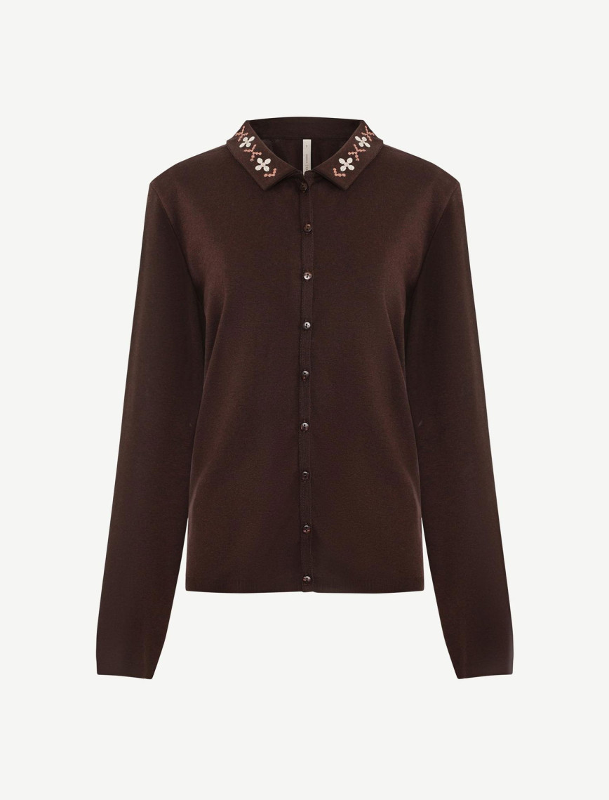 YARGICI Regular Gömlek Yaka Uzun Kol Hırka YARGICI Regular Gömlek Yaka Uzun Kol Hırka