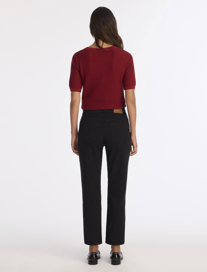 YARGICI Düz Yüksek Bel Pantolon YARGICI Düz Yüksek Bel Pantolon