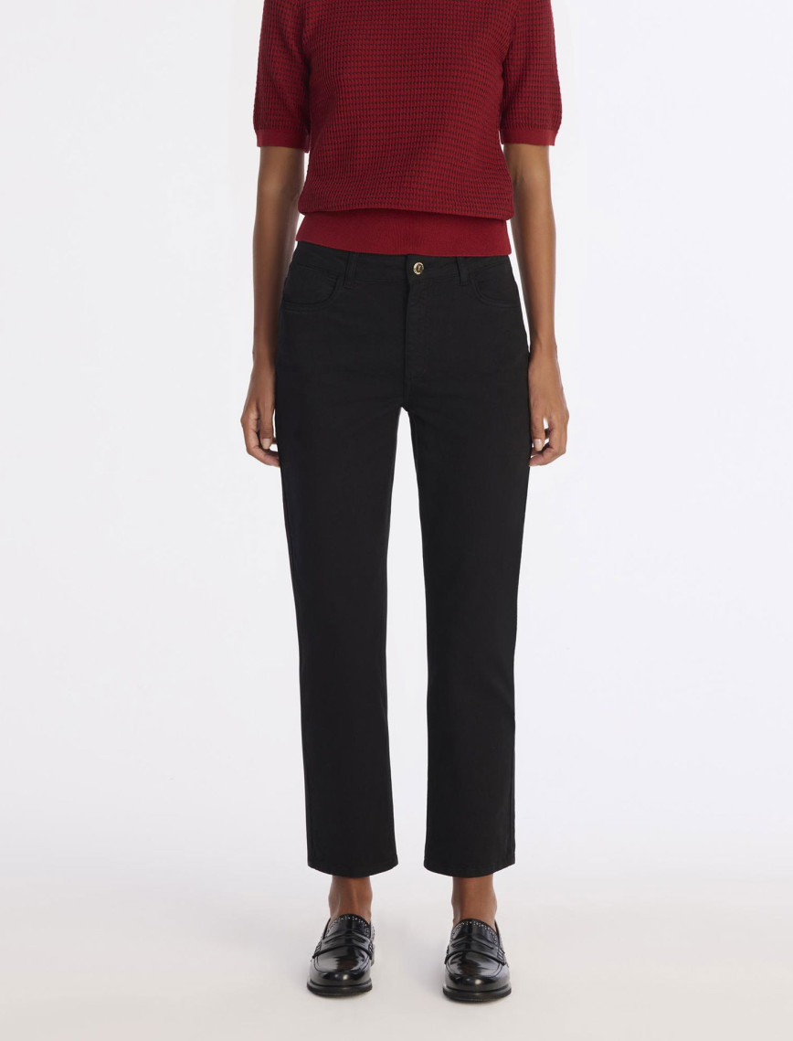 YARGICI Düz Yüksek Bel Pantolon YARGICI Düz Yüksek Bel Pantolon