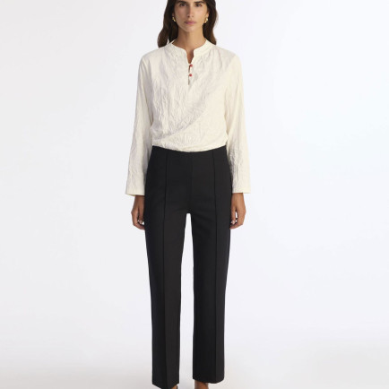 YARGICI Nervürlü Düz Kalıp Pantolon YARGICI Nervürlü Düz Kalıp Pantolon