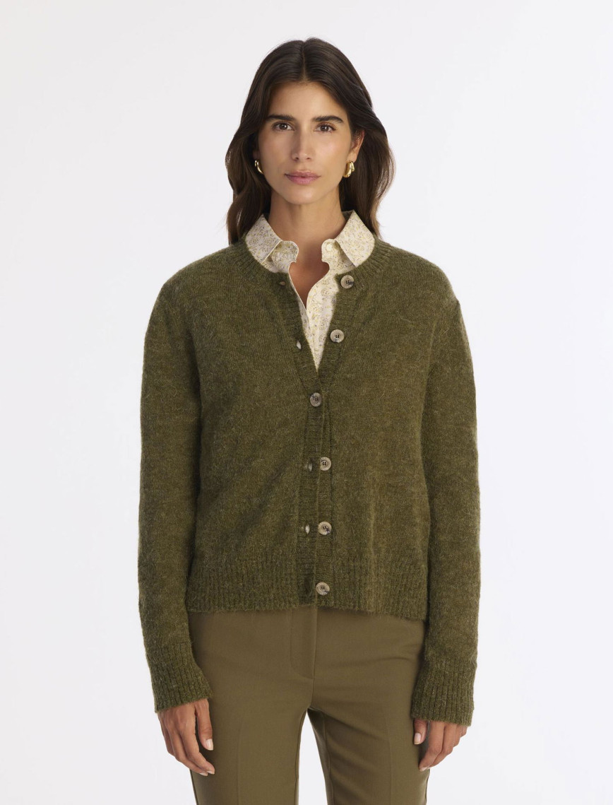 YARGICI Regular Bisiklet Yaka Uzun Kol Hırka YARGICI Regular Bisiklet Yaka Uzun Kol Hırka