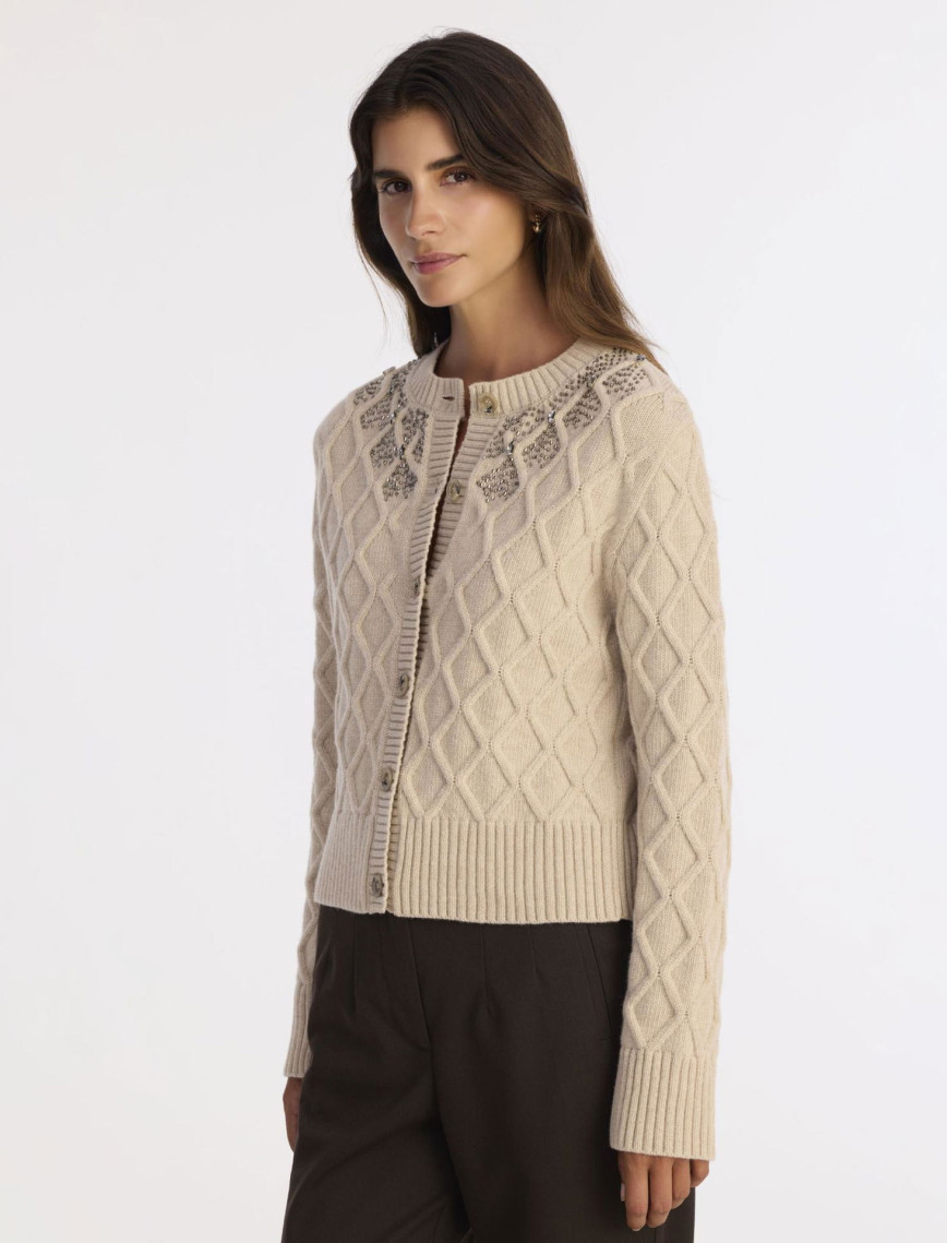 YARGICI Regular Bisiklet Yaka Uzun Kol Hırka YARGICI Regular Bisiklet Yaka Uzun Kol Hırka