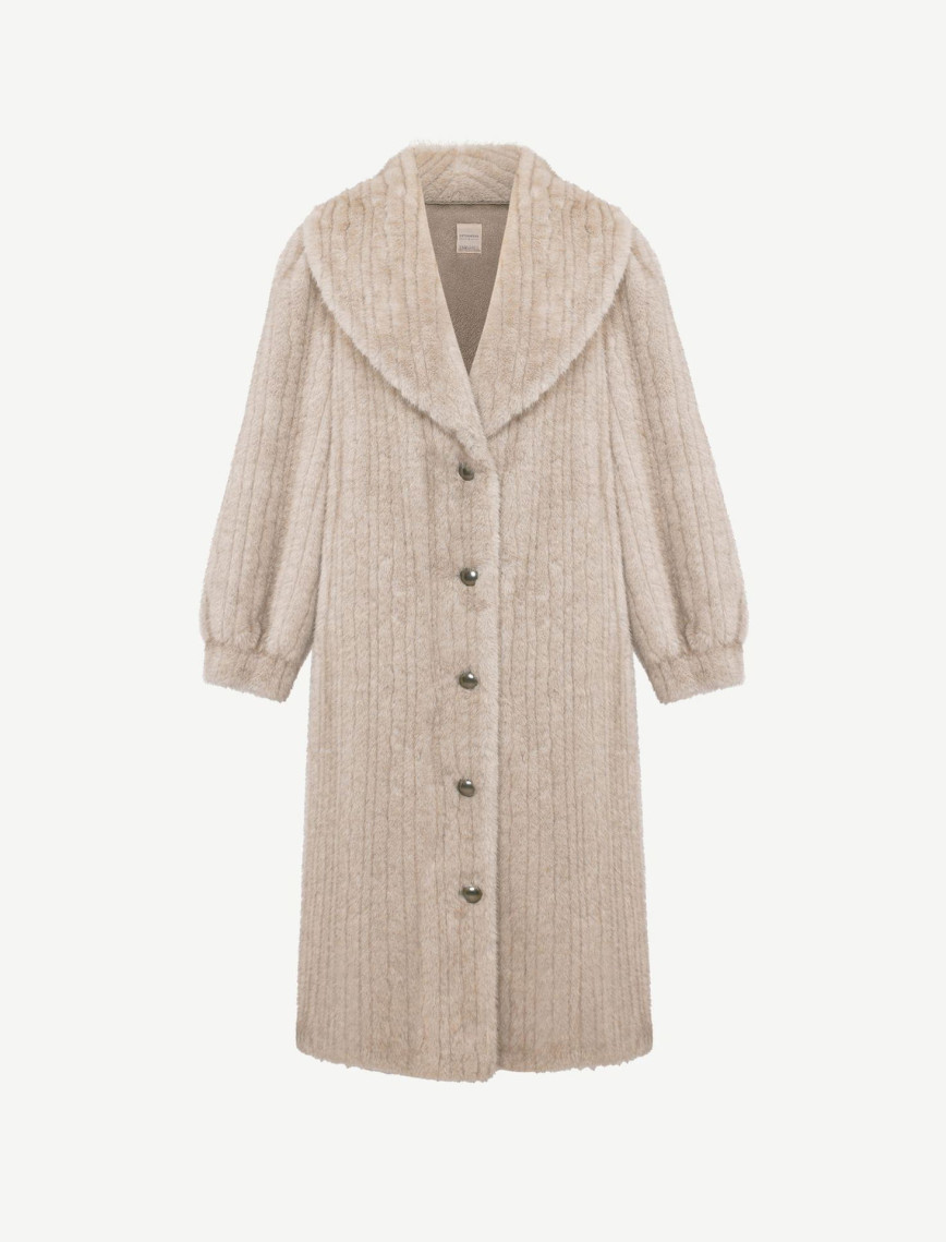 YARGICI Regular Şal Yaka Uzun Kol Mont YARGICI Regular Şal Yaka Uzun Kol Mont