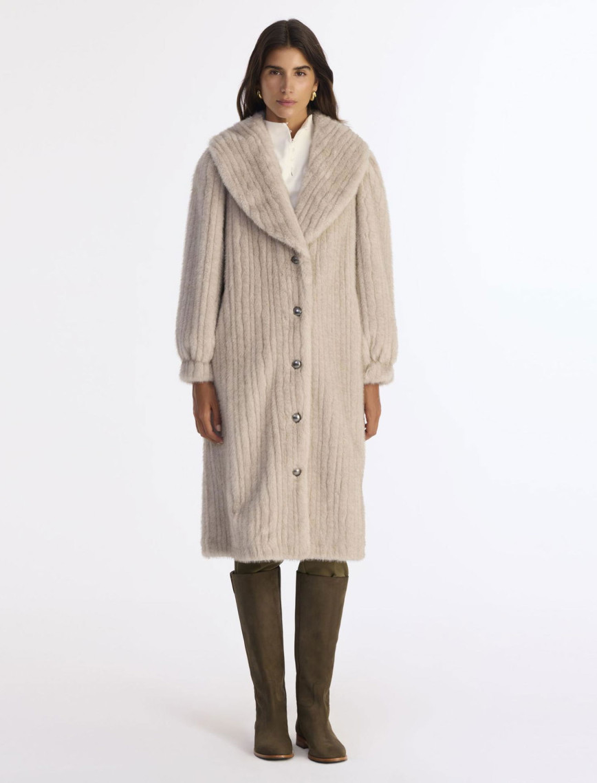 YARGICI Regular Şal Yaka Uzun Kol Mont YARGICI Regular Şal Yaka Uzun Kol Mont