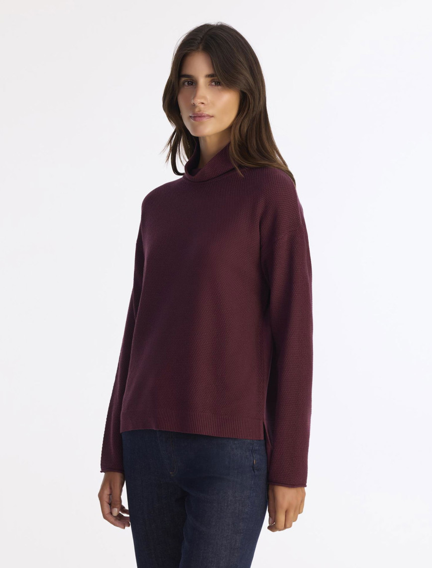 YARGICI Geniş Balıkçı Yaka Uzun Kol Kazak YARGICI Geniş Balıkçı Yaka Uzun Kol Kazak