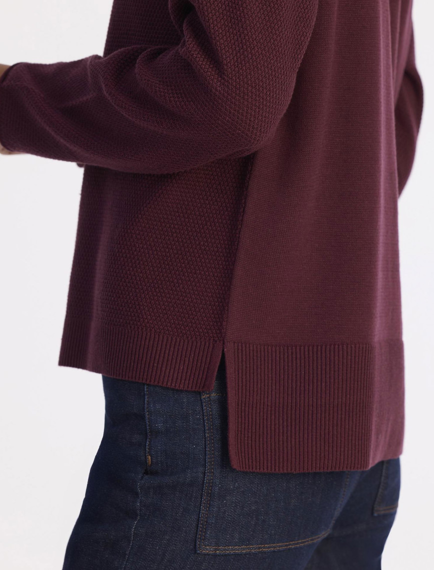 YARGICI Geniş Balıkçı Yaka Uzun Kol Kazak YARGICI Geniş Balıkçı Yaka Uzun Kol Kazak