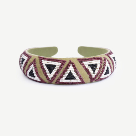 YARGICI Desenli Cam Boncuklu Taç YARGICI Desenli Cam Boncuklu Taç