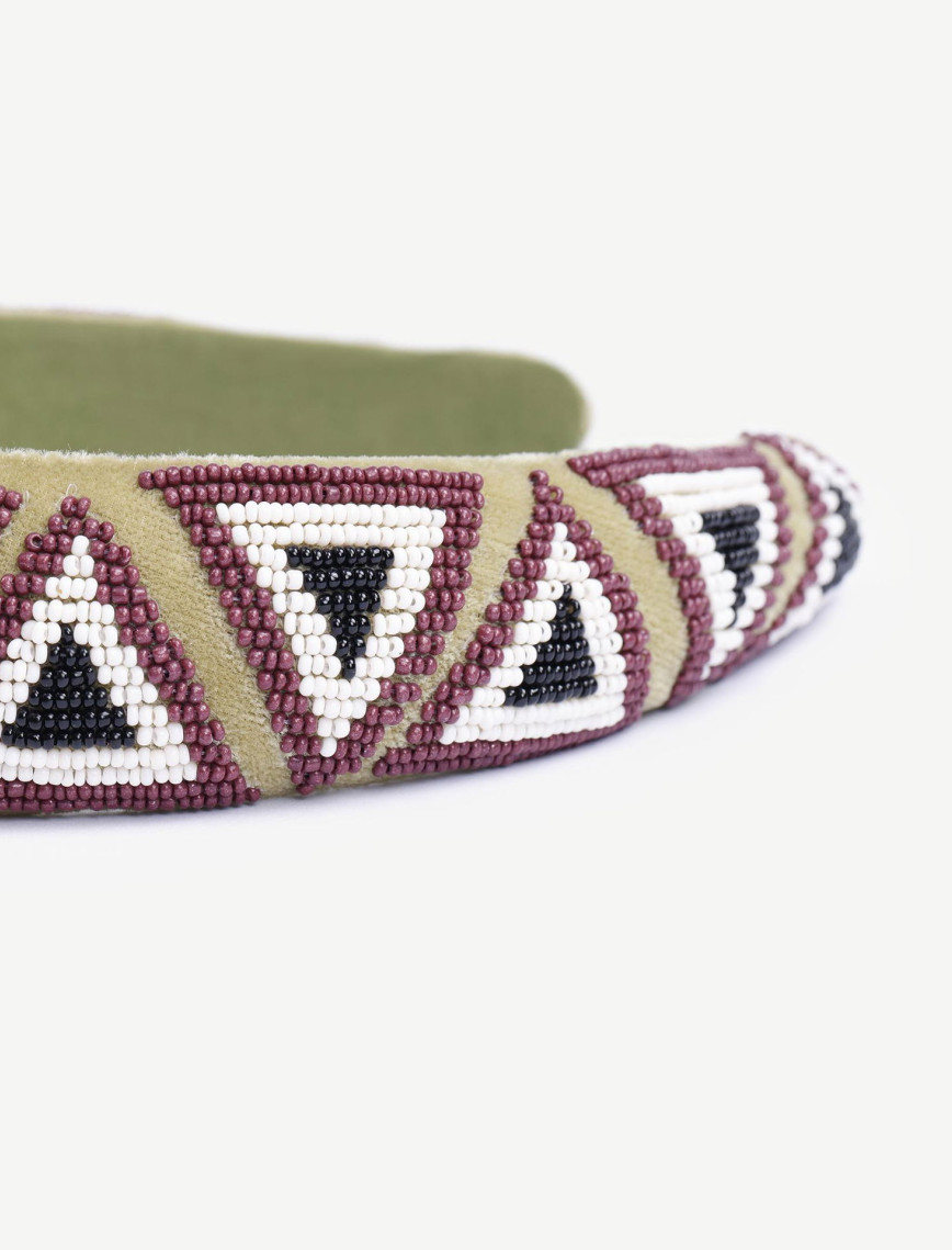 YARGICI Desenli Cam Boncuklu Taç YARGICI Desenli Cam Boncuklu Taç