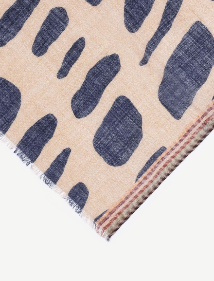 YARGICI Geometrik Desenli Yün Şal YARGICI Geometrik Desenli Yün Şal