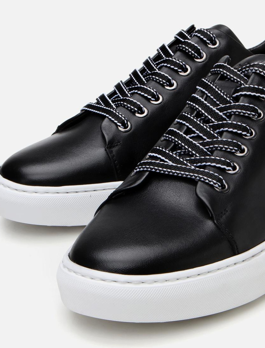 Erkek Deri Siyah Günlük Ayakkabı