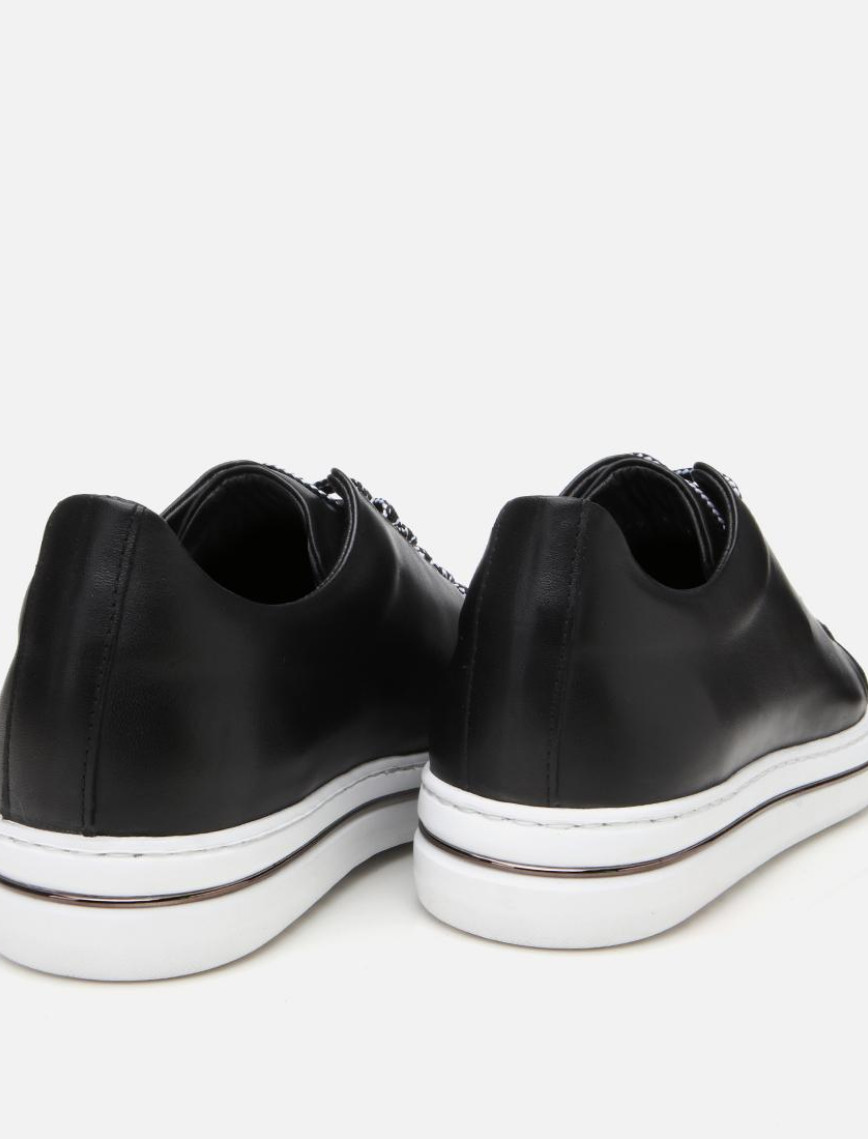 Erkek Deri Siyah Günlük Ayakkabı