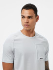 Boss Urban Erkek Açık Gri T-Shirt Boss Urban Erkek Açık Gri T-Shirt