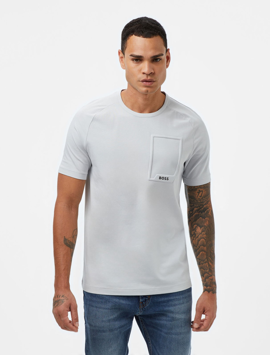Boss Urban Erkek Açık Gri T-Shirt Boss Urban Erkek Açık Gri T-Shirt