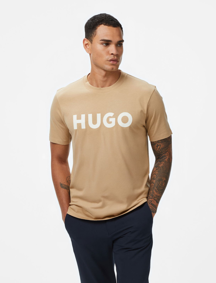 Hugo Dulivio Erkek Gri T-Shirt Hugo Dulivio Erkek Gri T-Shirt