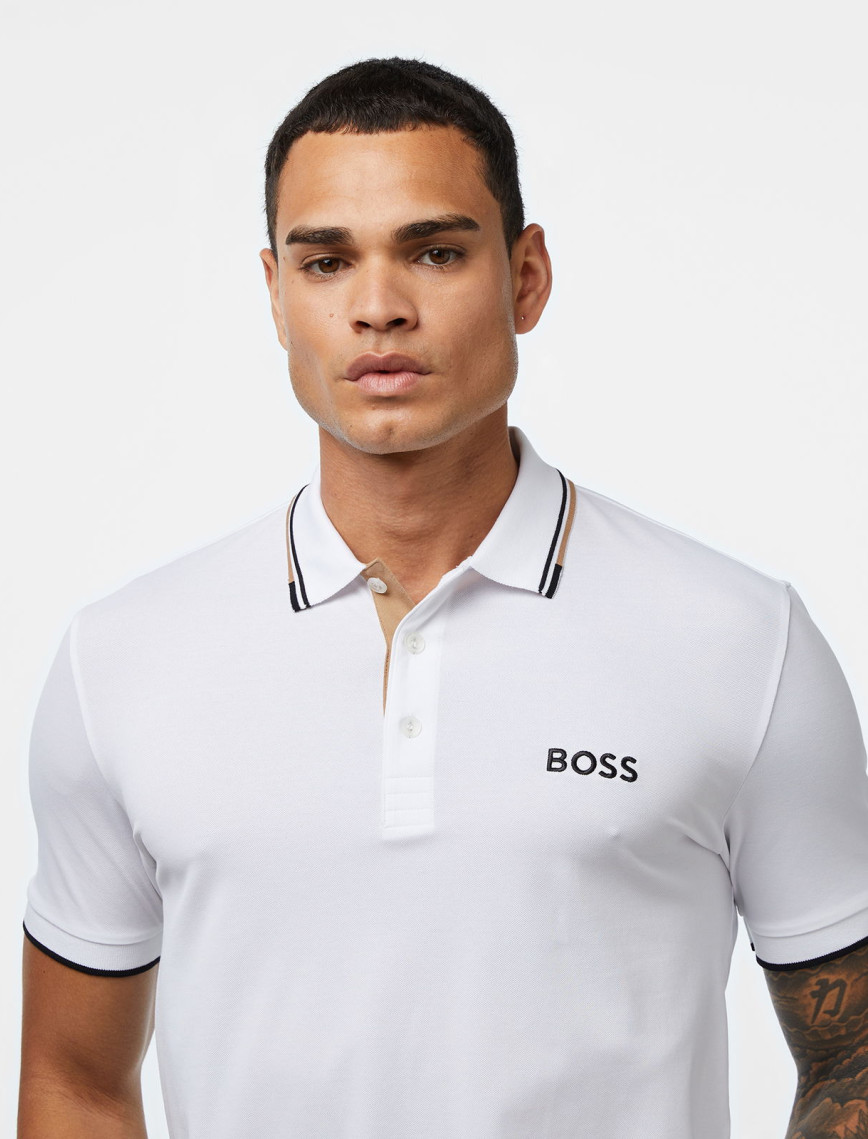 Boss Paddy Pro Erkek Renkli Polo Boss Paddy Pro Erkek Renkli Polo