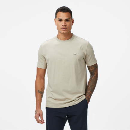 Boss Erkek Açık Bej T-Shirt Boss Erkek Açık Bej T-Shirt