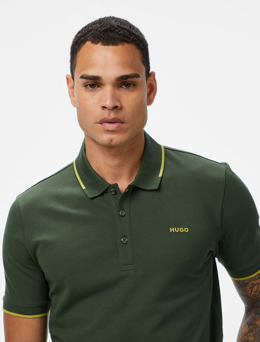 Hugo Dinoso 222 Erkek Koyu Yeşil Polo Hugo Dinoso 222 Erkek Koyu Yeşil Polo