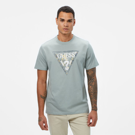 Guess Triangle Regular Fit Erkek Gri T-Shirt Guess Triangle Regular Fit Erkek Gri T-Shirt