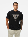 Guess Triangle Regular Fit Erkek Beyaz T-Shirt