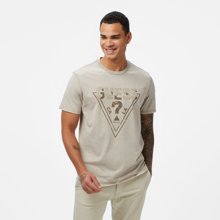 Guess Embroid Regular Fit Erkek Gri T-Shirt Guess Embroid Regular Fit Erkek Gri T-Shirt