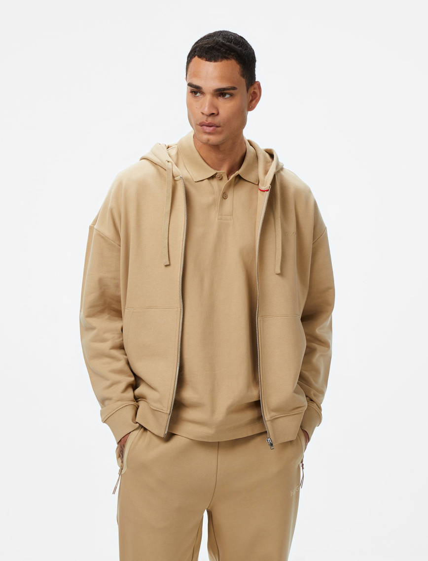 Hugo Dapozip Erkek Bej Sweatshirt Hugo Dapozip Erkek Bej Sweatshirt
