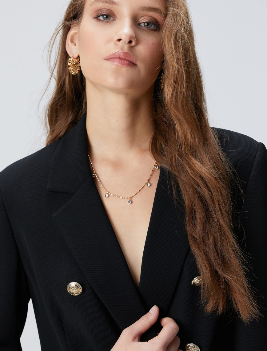 Network Kadın Gold Uzun Kolye Network Kadın Gold Uzun Kolye