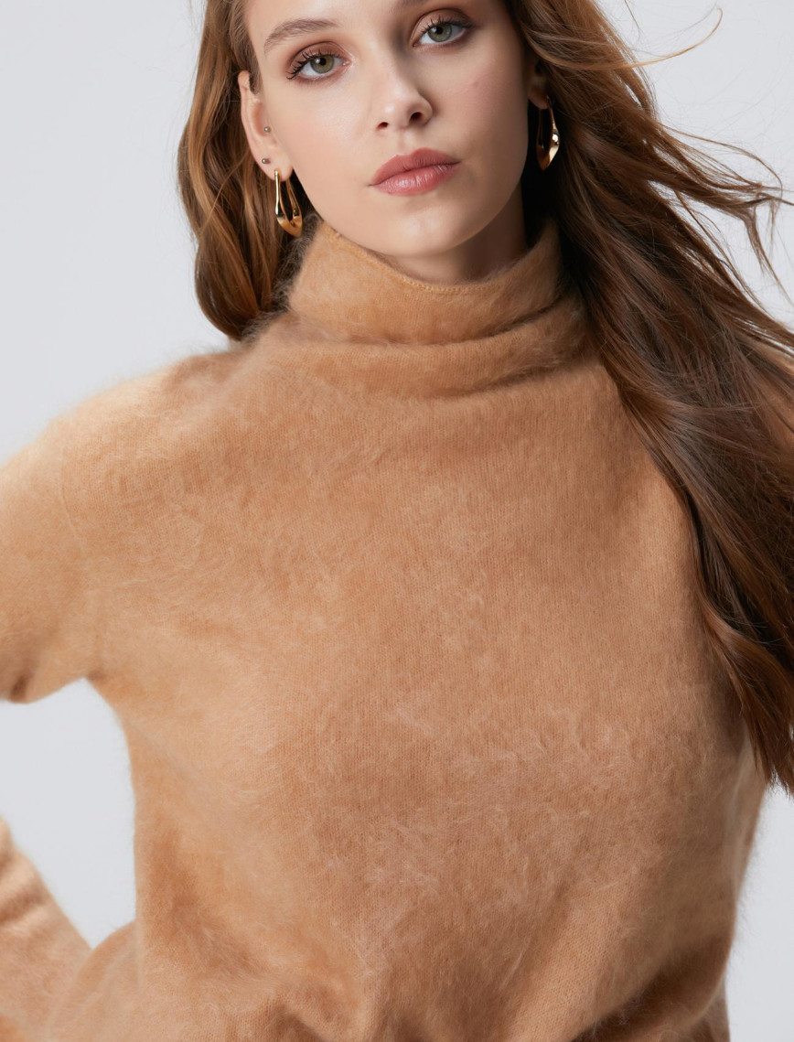 Network Kadın Limited Kahverengi Kaşmir Kazak Network Kadın Limited Kahverengi Kaşmir Kazak