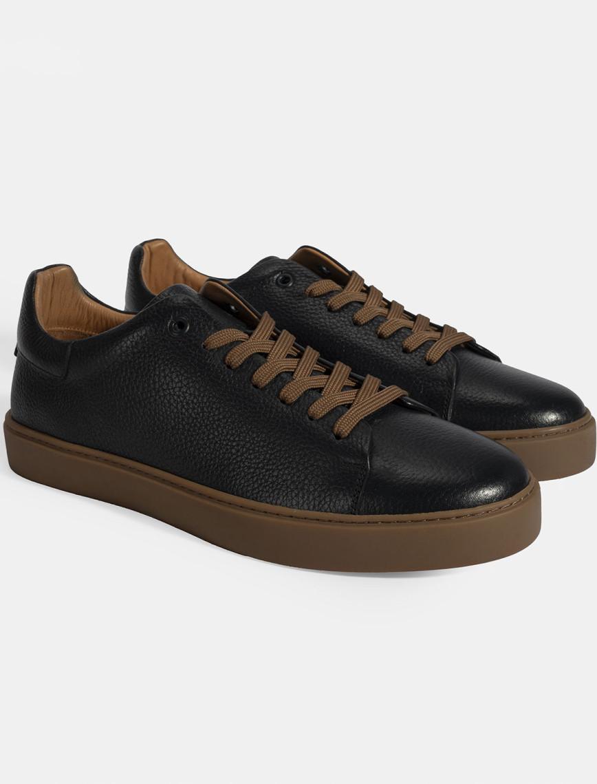 Erkek Lacivert Bağcıklı Deri Günlük Ayakkabı Erkek Lacivert Bağcıklı Deri Günlük Ayakkabı