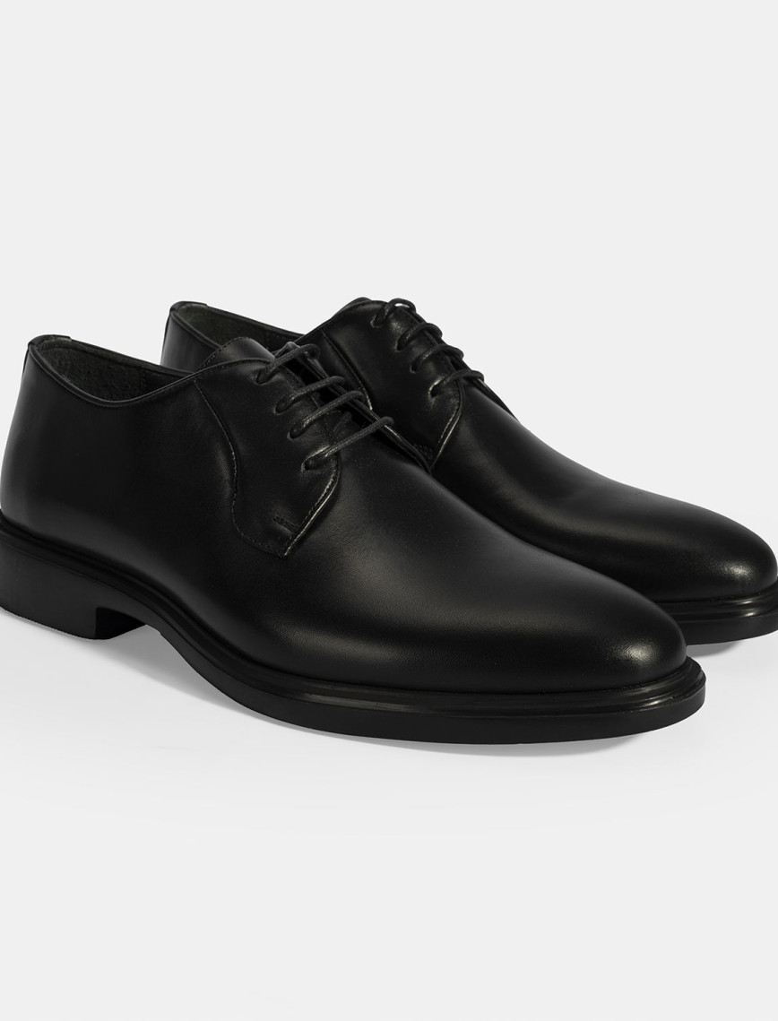 Erkek Kahve Bağcıklı Deri Klasik Ayakkabı Erkek Kahve Bağcıklı Deri Klasik Ayakkabı