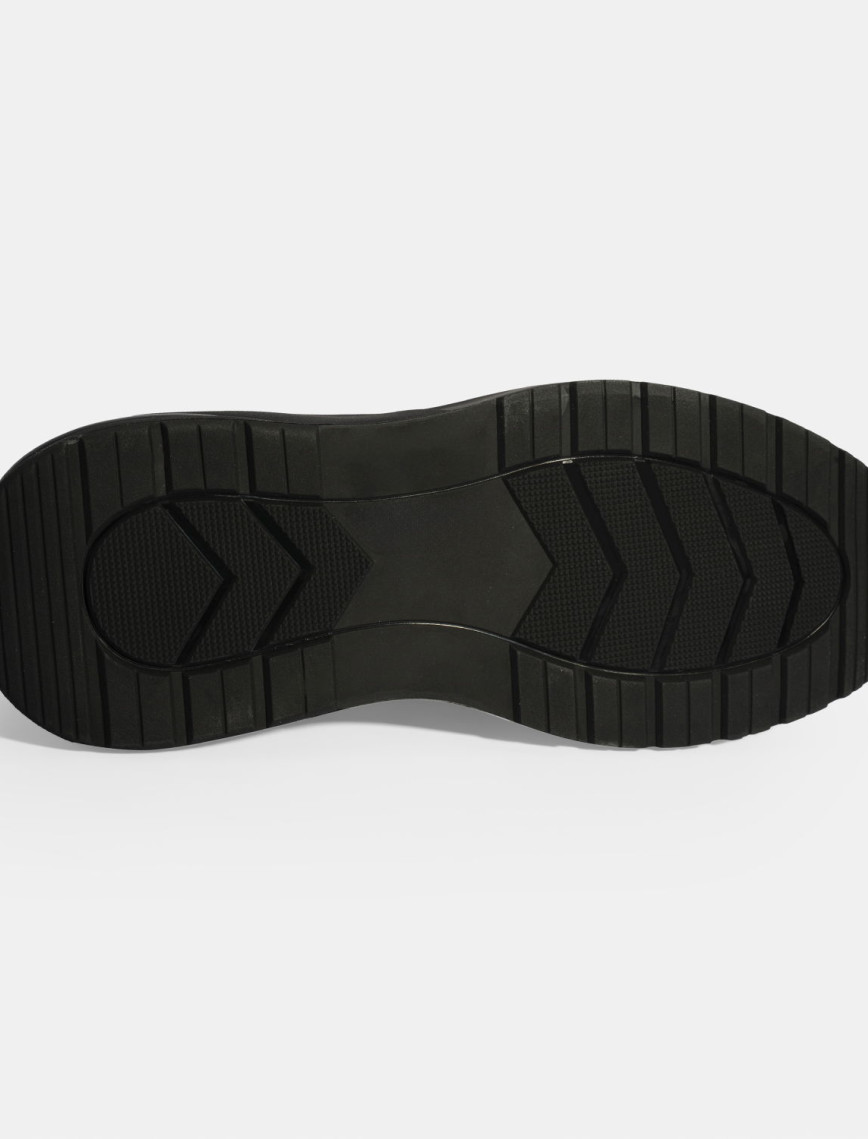 Erkek Siyah Bağcıklı Deri Günlük Ayakkabı Erkek Siyah Bağcıklı Deri Günlük Ayakkabı