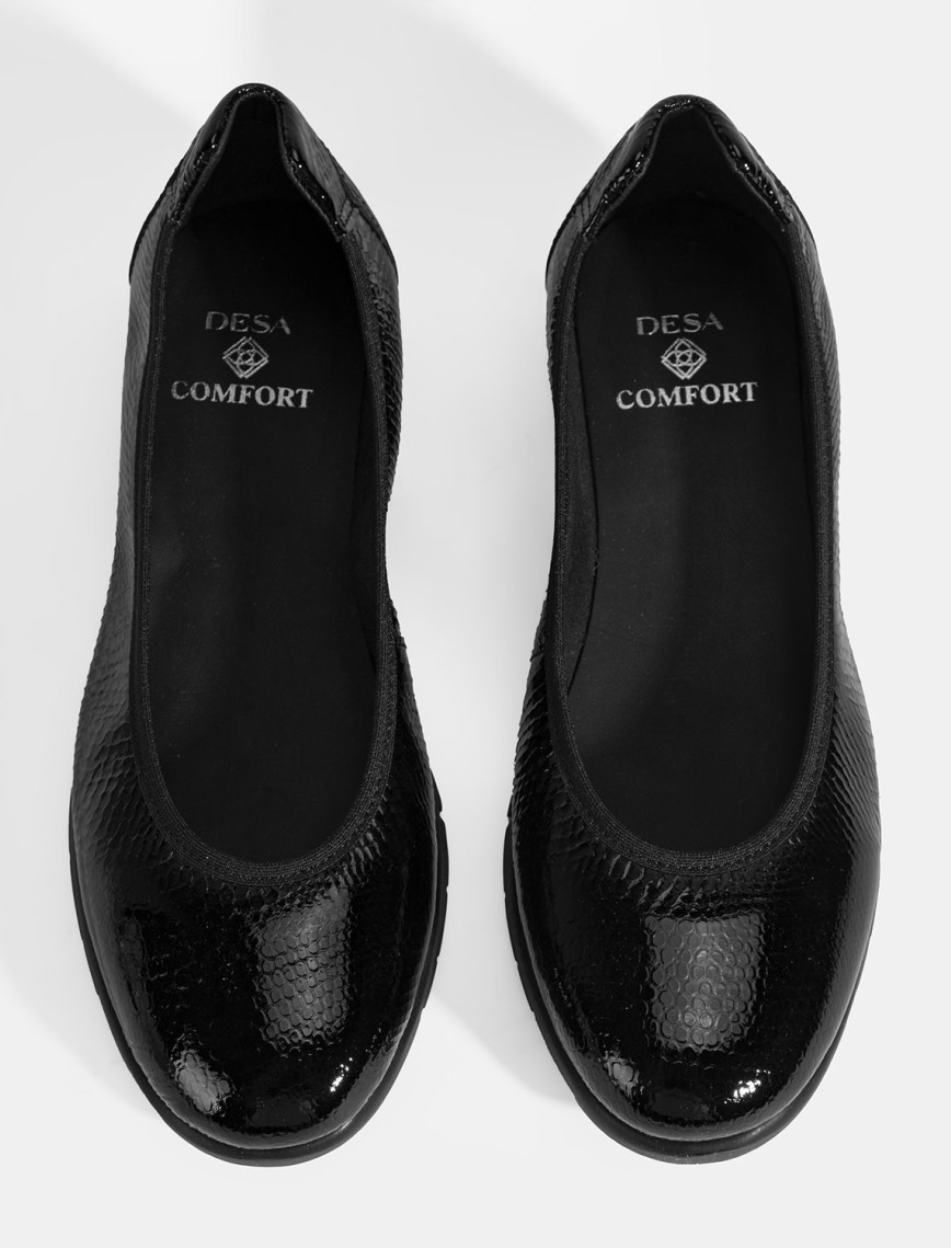 Kadın Siyah DesaComfort Günlük Deri Ayakkabı Kadın Siyah DesaComfort Günlük Deri Ayakkabı