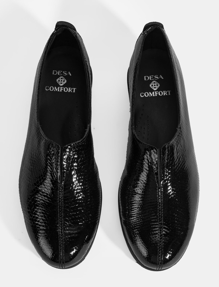 Kadın Siyah DesaComfort Deri Günlük Ayakkabı Kadın Siyah DesaComfort Deri Günlük Ayakkabı