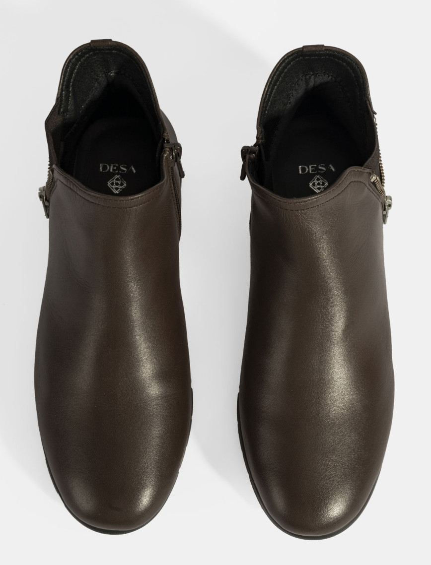 Kadın Kahve Fermuarlı DesaComfort Deri Bot Kadın Kahve Fermuarlı DesaComfort Deri Bot