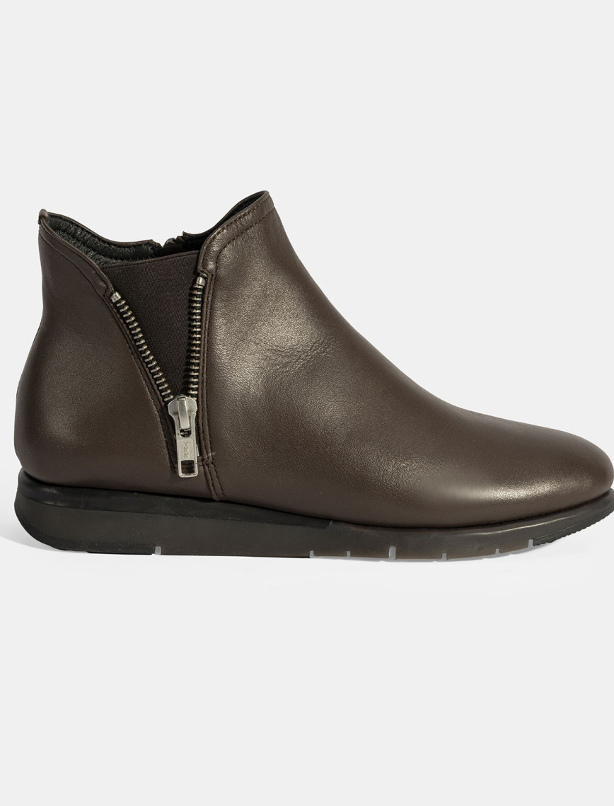 Kadın Kahve Fermuarlı DesaComfort Deri Bot Kadın Kahve Fermuarlı DesaComfort Deri Bot