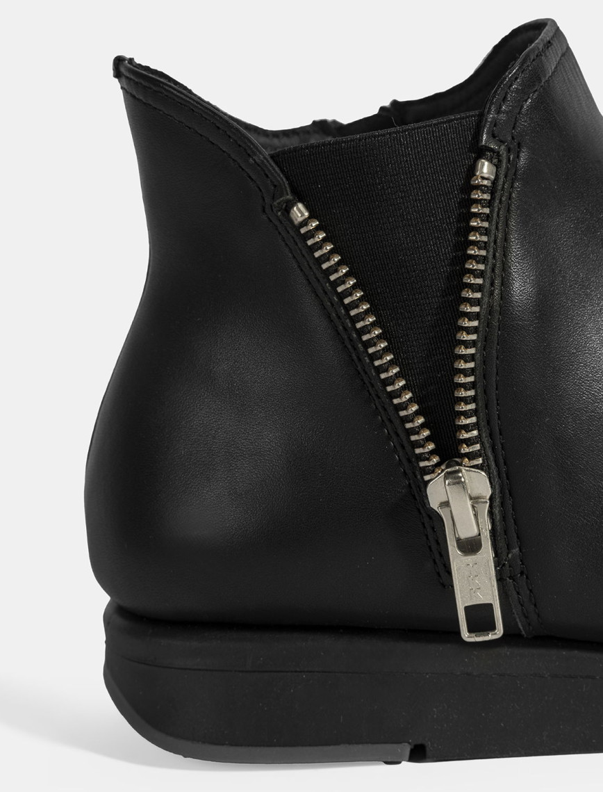 Kadın Siyah Fermuarlı DesaComfort Deri Bot Kadın Siyah Fermuarlı DesaComfort Deri Bot