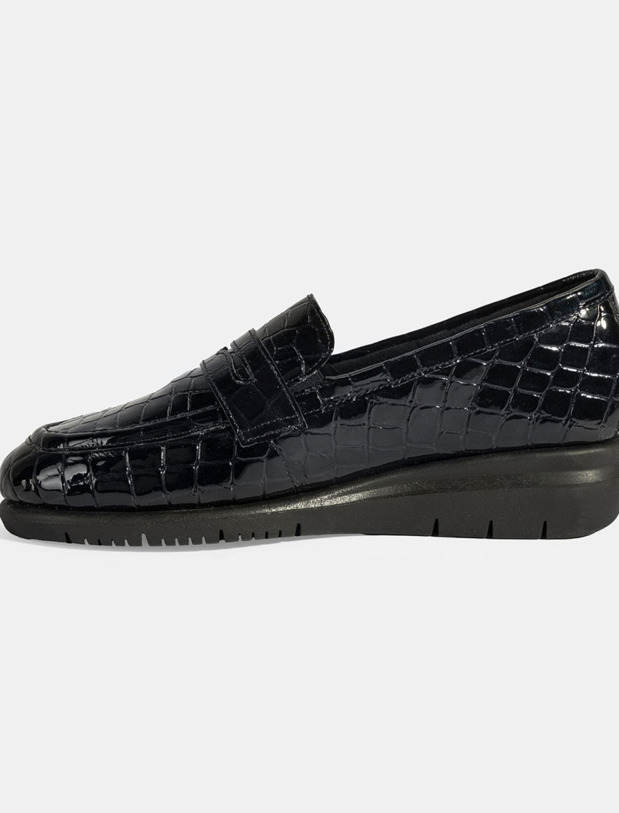 Kadın Siyah DesaComfort Dolgu Topuklu Deri Ayakkabı Kadın Siyah DesaComfort Dolgu Topuklu Deri Ayakkabı