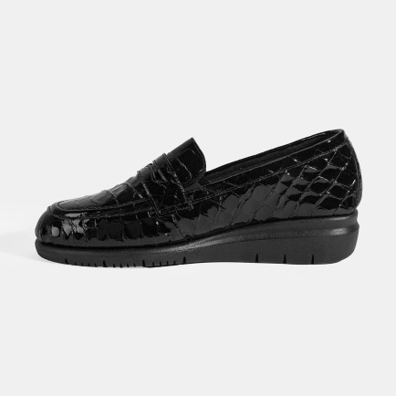 Kadın Siyah DesaComfort Dolgu Topuklu Deri Ayakkabı Kadın Siyah DesaComfort Dolgu Topuklu Deri Ayakkabı