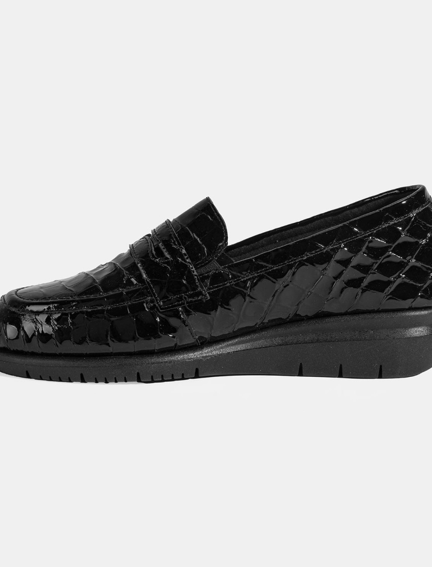 Kadın Siyah DesaComfort Dolgu Topuklu Deri Ayakkabı Kadın Siyah DesaComfort Dolgu Topuklu Deri Ayakkabı