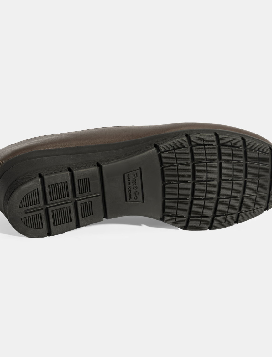 Kadın Kahve DesaComfort Dolgu Topuklu Deri Ayakkabı