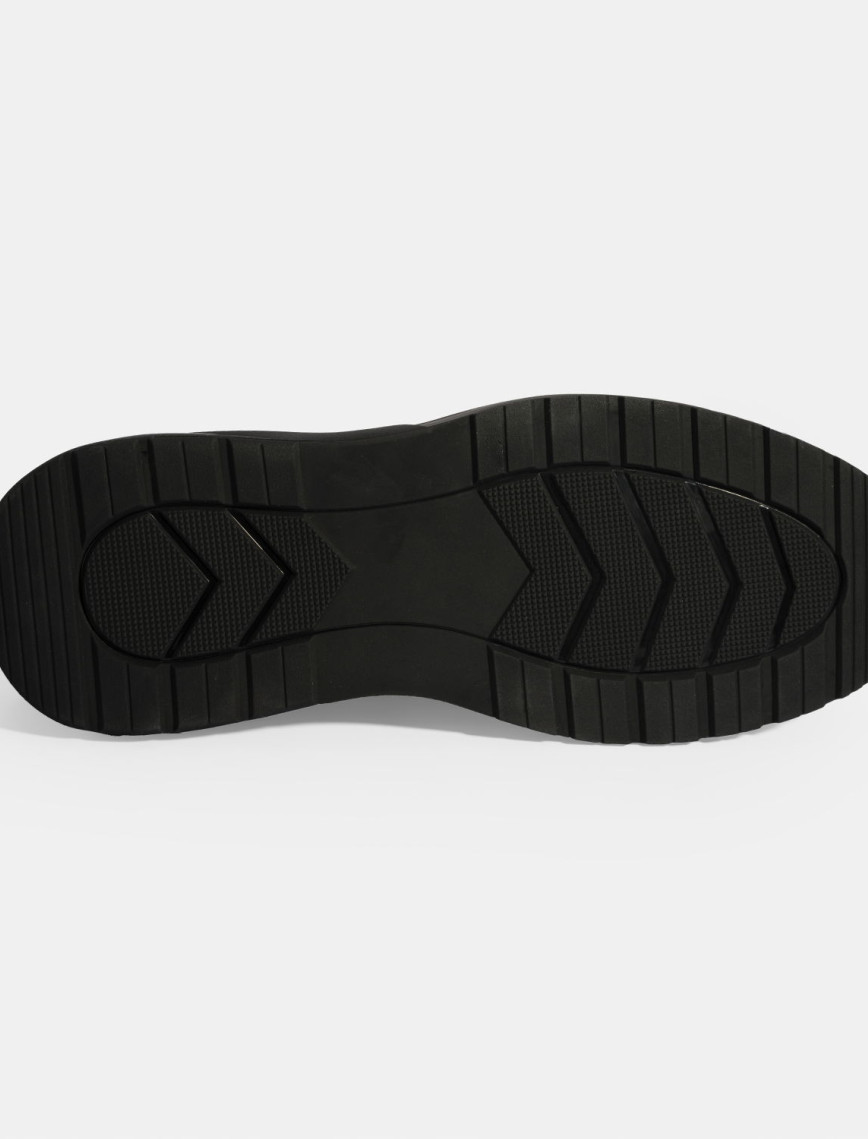 Erkek Siyah Bağcıklı Deri Günlük Ayakkabı Erkek Siyah Bağcıklı Deri Günlük Ayakkabı