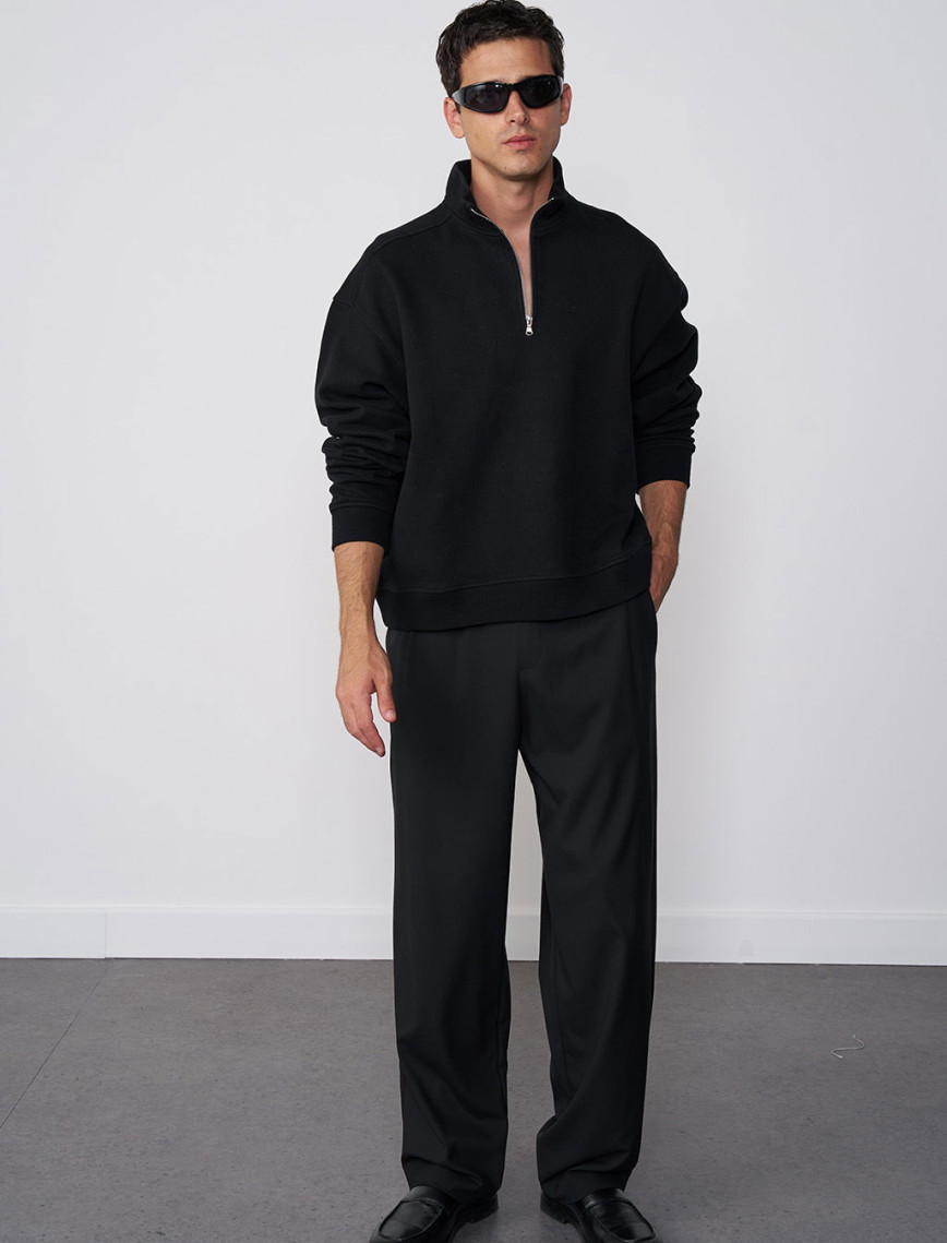 Dik Yaka Oversize Sweatshirt Dik Yaka Oversize Sweatshirt