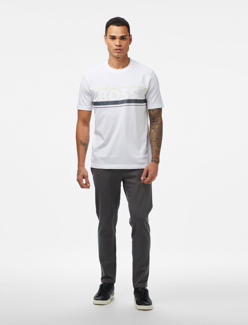 Boss Iconic Erkek Beyaz T-Shirt Boss Iconic Erkek Beyaz T-Shirt