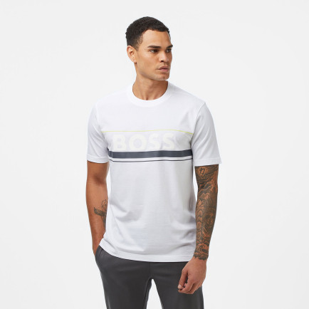 Boss Iconic Erkek Beyaz T-Shirt Boss Iconic Erkek Beyaz T-Shirt