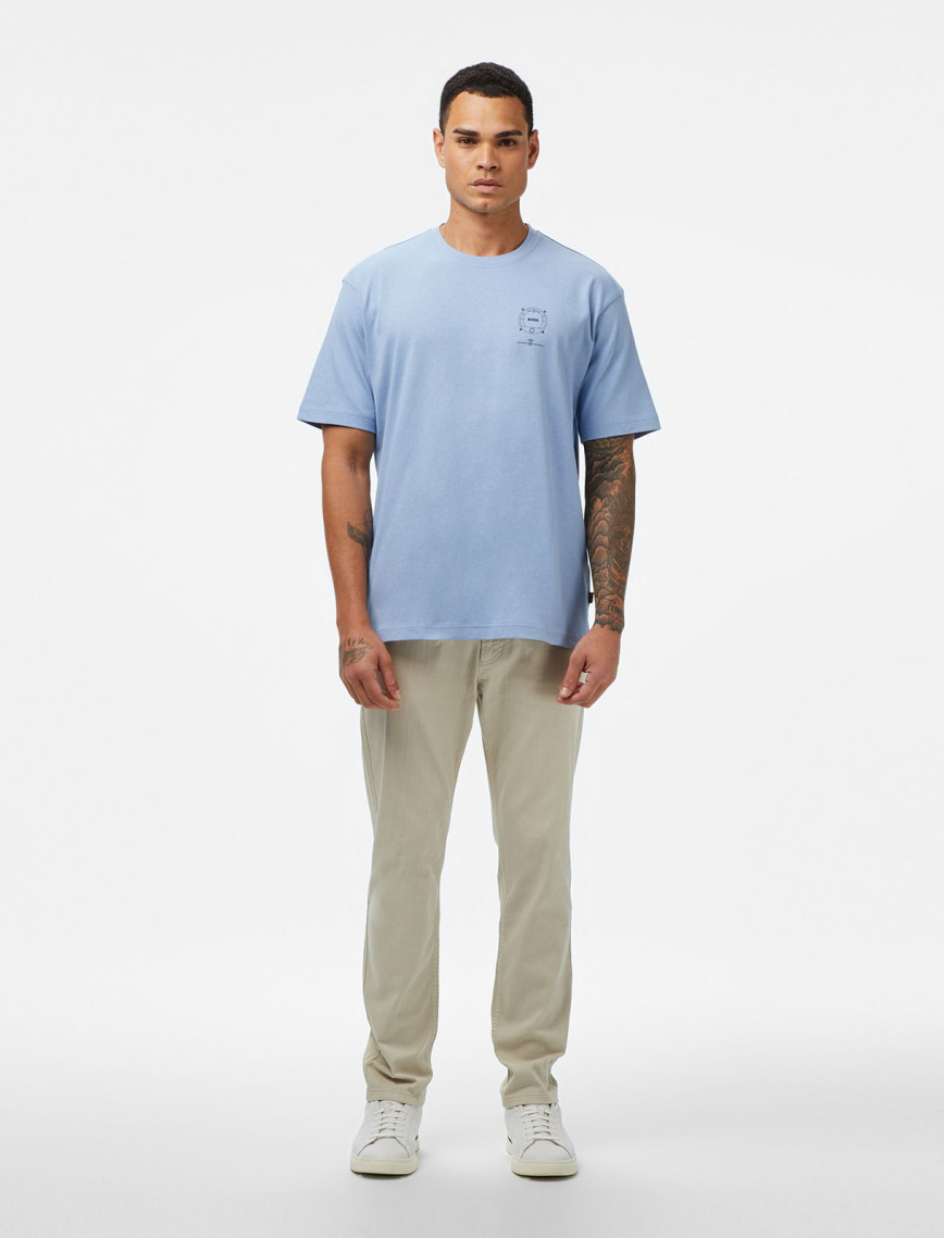 Boss Voyage Erkek Açık Mavi T-Shirt Boss Voyage Erkek Açık Mavi T-Shirt