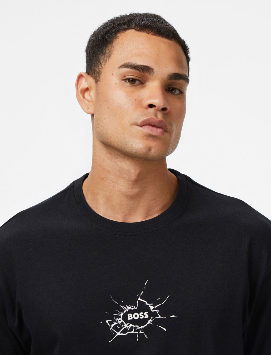 Boss Voyage Erkek Siyah T-Shirt Boss Voyage Erkek Siyah T-Shirt