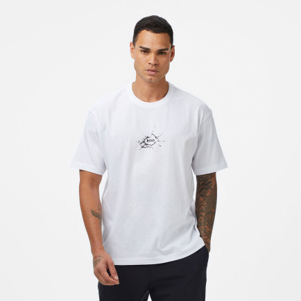 Boss Voyage Erkek Beyaz T-Shirt Boss Voyage Erkek Beyaz T-Shirt