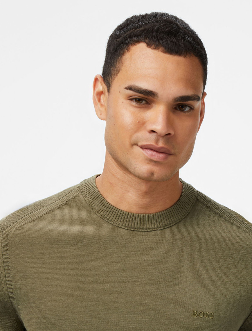 Boss Asac Erkek Açık Yeşil Triko Boss Asac Erkek Açık Yeşil Triko