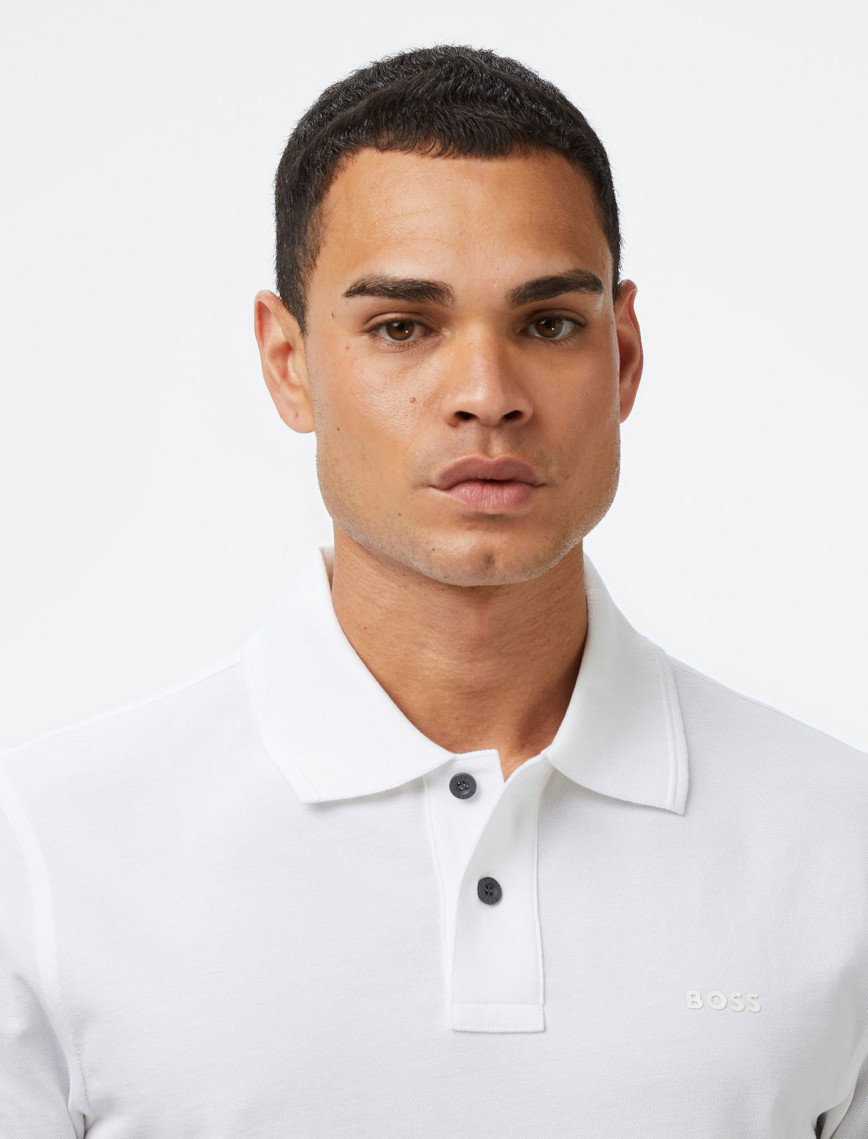 Boss Prime Erkek Beyaz Polo Boss Prime Erkek Beyaz Polo